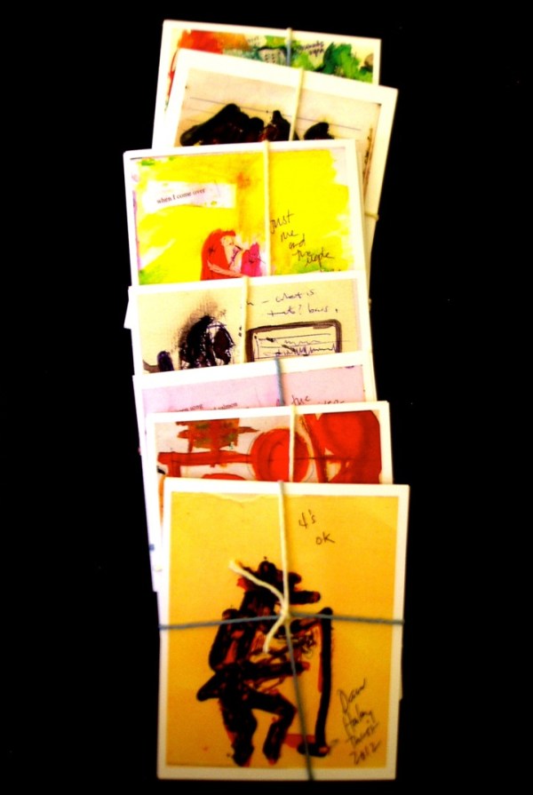 Tiny Painting Postcards by Alexa Wiley